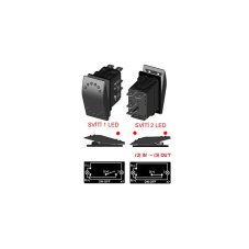 Rocker spínač SIRÉNA 12/24V