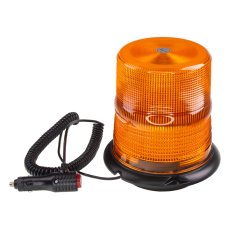 LED beacon, 12-48V, 60xLED orange, magnet, ECE R65