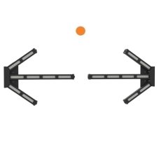 LED přídavné světla směrová 12-24V, 608mm, ECE R65