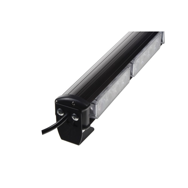 LED svetelná alej 7-prvková modrá 28x 3 W LED ECE R10