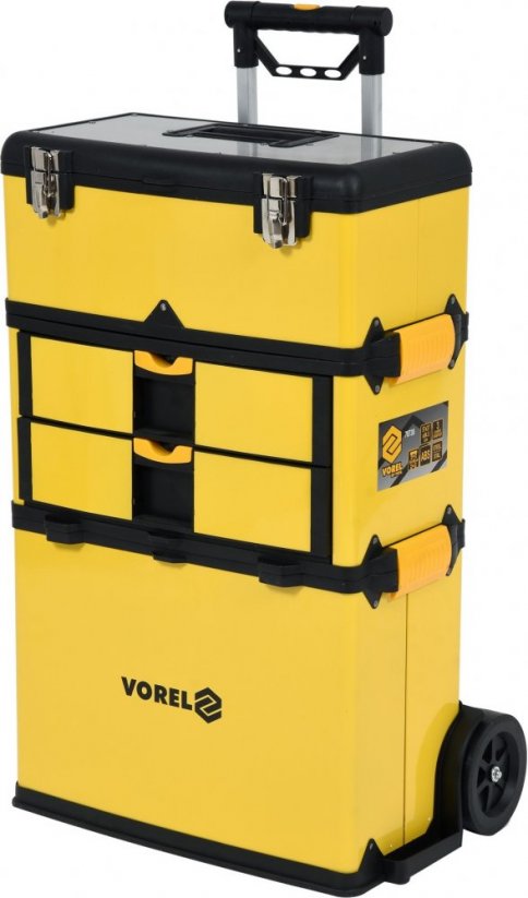 Mobile tool cabinet 3 sections