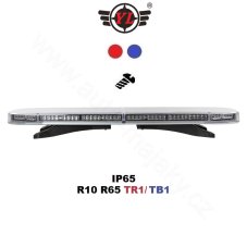 LED rampa 834mm, modro-červená, 12-24V, ECE R65