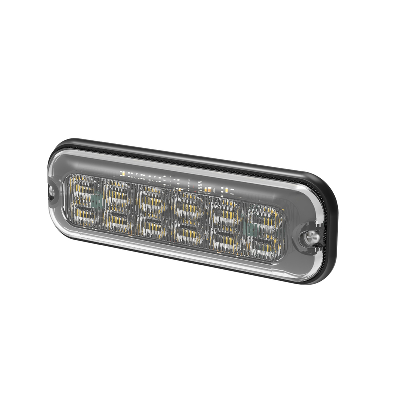 Warning light 12x4W LED, 12-24V, blue, ECE R10