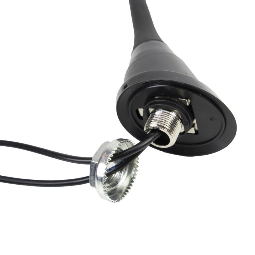 CB anténa PNI Duplex 2000 CB-FM, 26-28MHz (CB), 87-108MHz (FM), CB kabel a FM kabel 5 metrů, sklolaminát, délka 490 mm