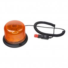 LED maják, 12-24V, 16x5W LED oranžový, magnet, ECE R65