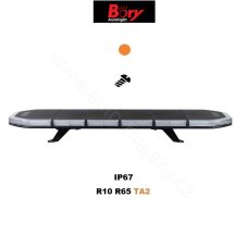 Amber LED lightbar 1040 mm with controller, R65