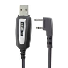 Programovací kábel pre prenosné rozhlasové stanice CRT s konektorom Kenwood