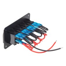 Panel s 4x spínačmi Rocker 12/24V