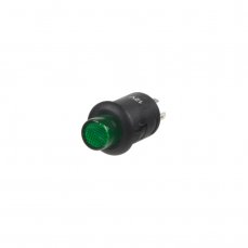 Round 6A Green LED Switch