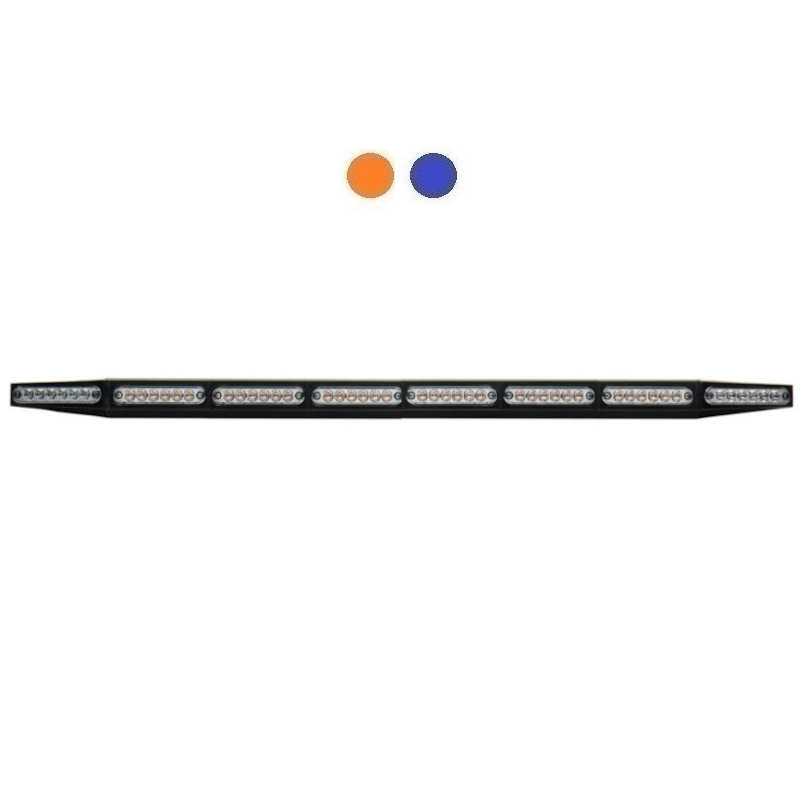 LED svetelná alej 48x 3W LED, oranžovo-modrá 1013 mm