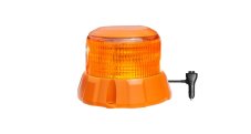 Robustný oranžový LED maják, magnet, oranžový hliník, 48 W, ECE R65