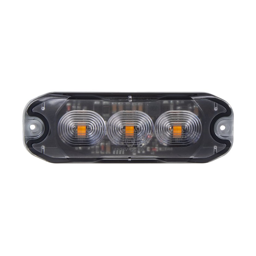 PROFI SLIM vnější oranžové výstražné LED světlo, 12-24 V, ECE R65