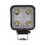 LED square light, 4x3W, ECE R10/R23