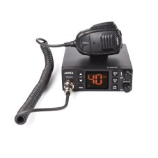 CB rádiová stanica ASQ, AM/FM, 4 W, 12 V – 24 V, PA, VOX, potlačenie šumu