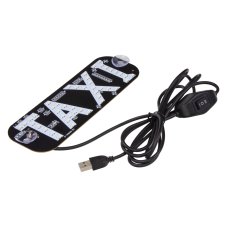 LED banner TAXI USB zelený/červený
