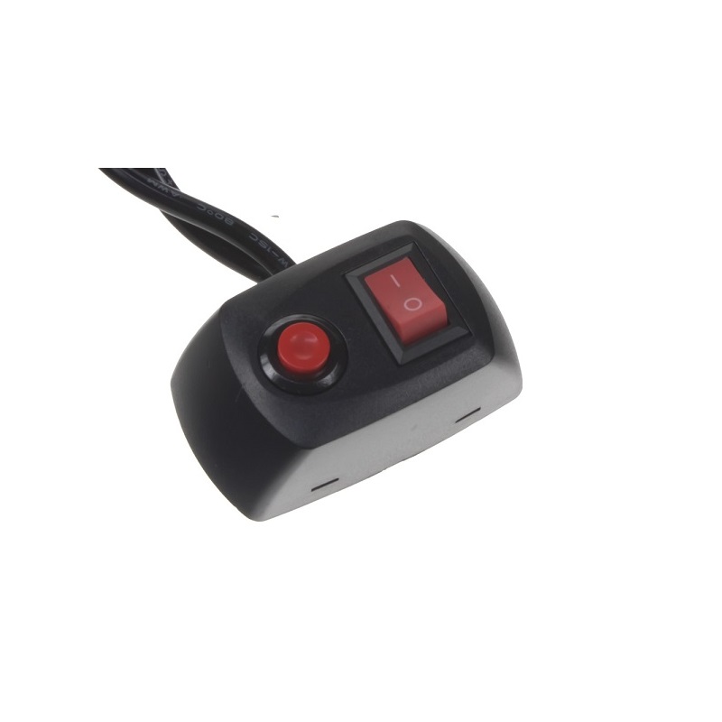 LED svetelná alej 8-prvková modrá 32x 3 W LED, 96 W ECE R10