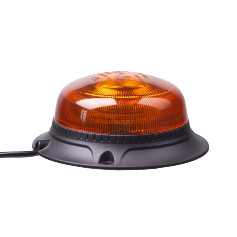 LED beacon, 12-24V, 18xLED orange, magnet, ECE R65
