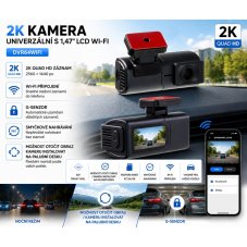 2K kamera univerzální s 1,47" LCD, WI-FI