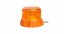 Robustný oranžový LED maják, oranžový hliník, 48 W, ECE R65