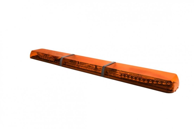 LED majáková rampa Optima 90C 160cm, Oranžová, EHK R65 - Barva: Oranžová, Bílý střed: Ne, Kryt: Barevný, LED moduly: 4ml