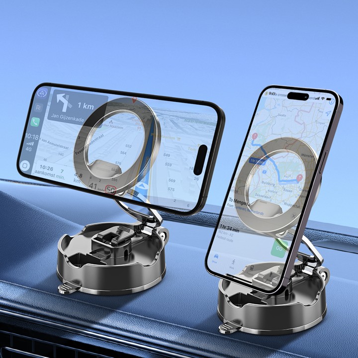 Magnetický držák telefonu s vakuovou přísavkou r-16V