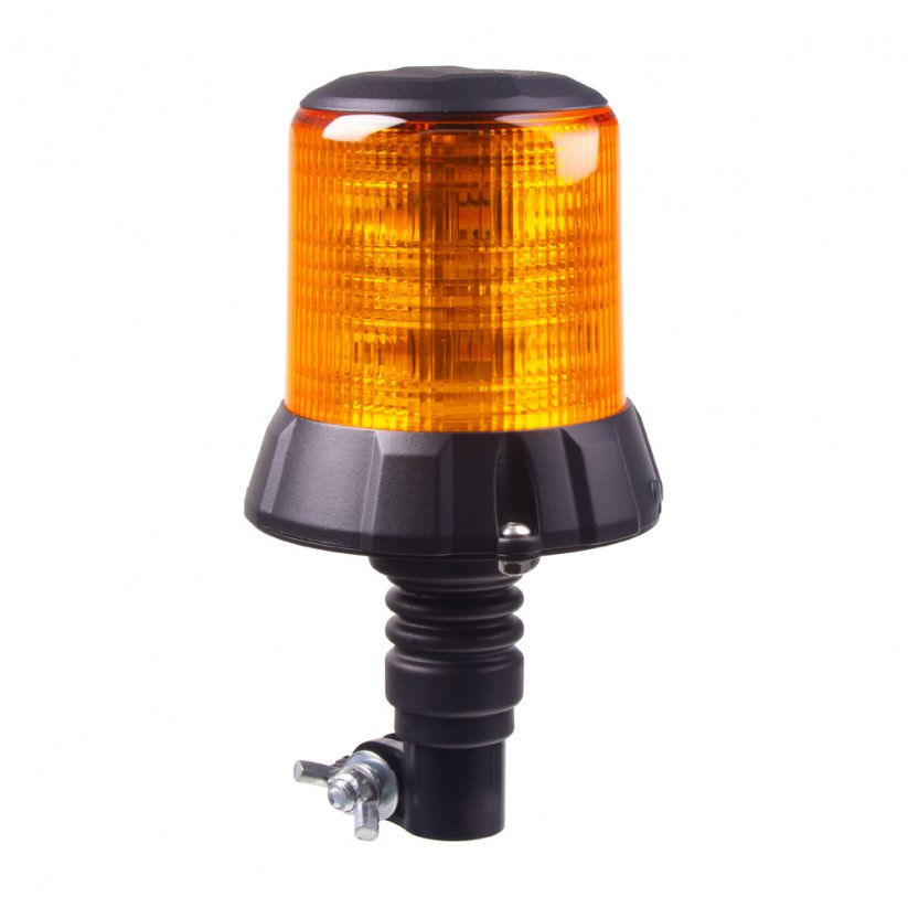 Robustný oranžový LED maják, na držiak, 96 W, ECE R65