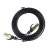 Plochý sieťový kábel S/STP CAT7, 2 x RJ45, 1,5 m, čierny