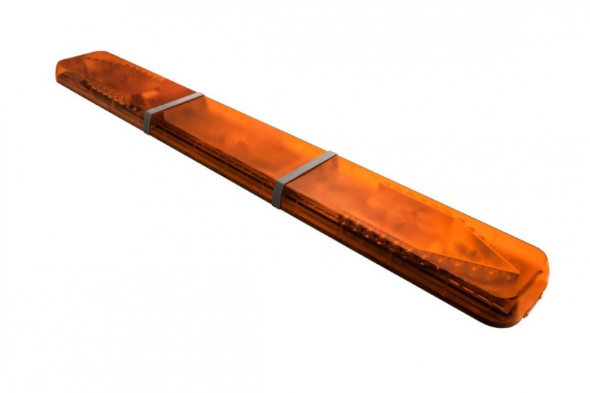 LED majáková rampa Optima 60C 160cm, Oranžová, EHK R65 - Barva: Oranžová, Bílý střed: Ne, Kryt: Barevný, LED moduly: 4ml