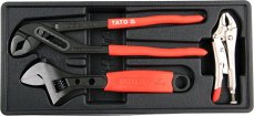 Drawer insert - adjustable wrench, pliers siko, self-locking
