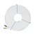 Plochý sieťový kábel S/STP CAT7, 2 x RJ45, 20 m, biely