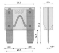 Blade fuse MAXI 10A