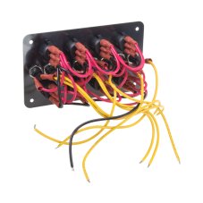 Panel s 8x spínači + 8x pojistky, 12/24V