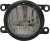 LED fog/daytime running lights, round lights 90mm, ECE