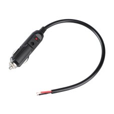 CL zástrčka s LED, kabelem 30 cm a pojistkou 15A pro 12-24V