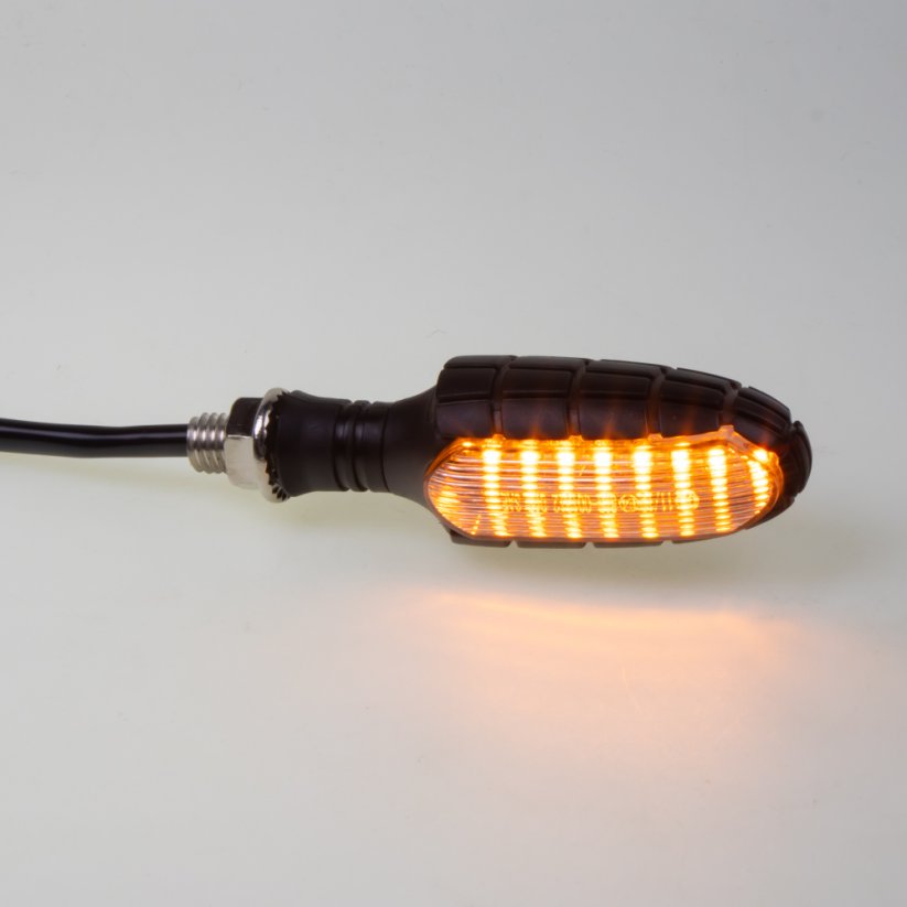 Dynamické LED smerovky + brzdy. a pozičné svetlo pre motocykle