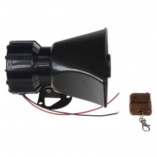Hobby warning system, 4-tone siren 100W, remote control