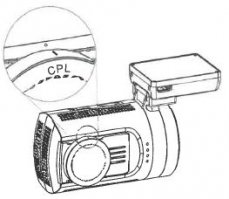 CPL polarizační filtr pro kameru dvrb24s, dvrb24s4K