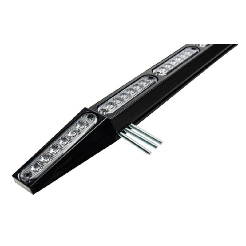 LED světelná alej 60x 3W LED, oranžovo-modrá 1265 mm