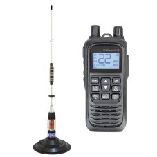 Portable CB radio station PNI Escort HP 92 with CB antenna PNI ML70 and magnet