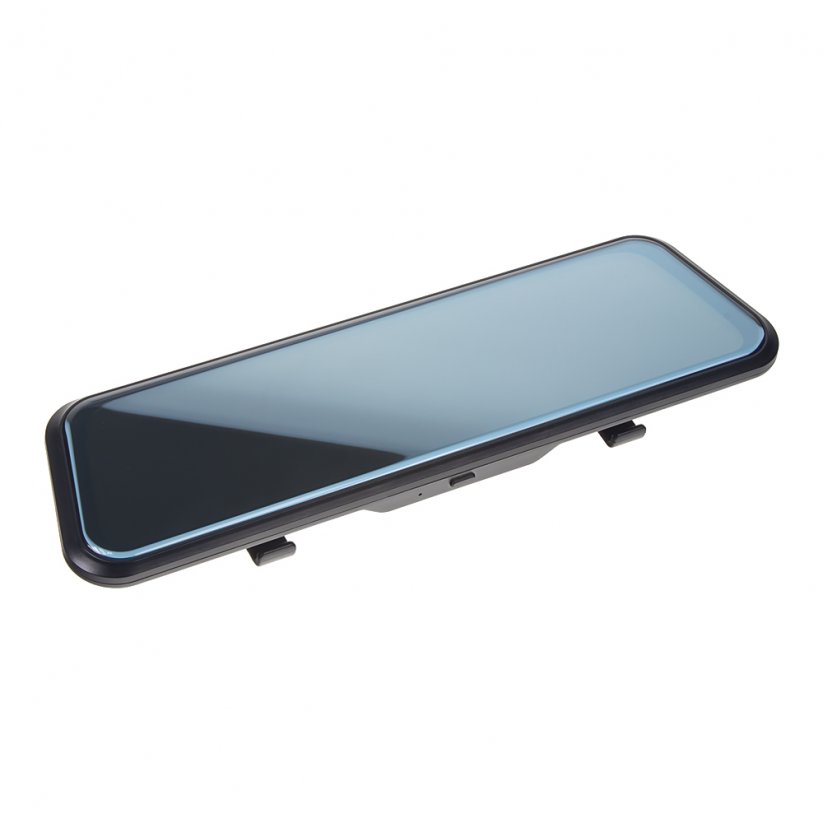 9,66" monitor s Apple CarPlay, Android car, Bluetooth, Dual DVR v zrkadle pre montáž na zrkadlo
