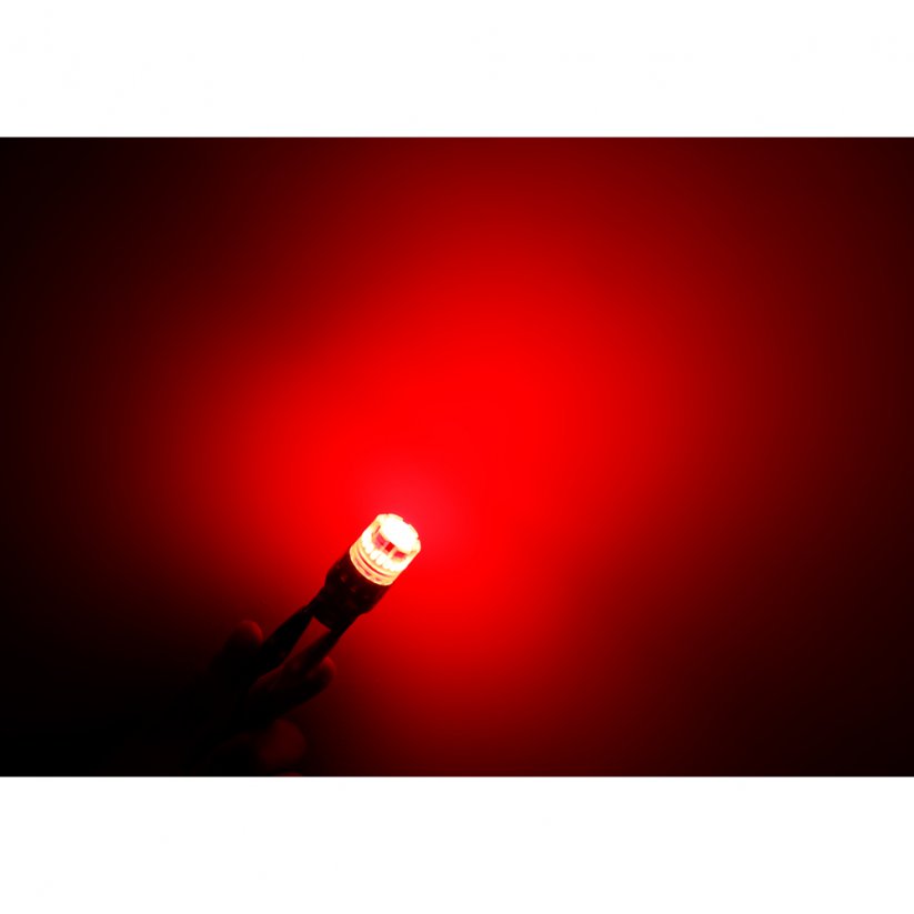 LED T20 (7443) červená, 12V, 23LED SMD