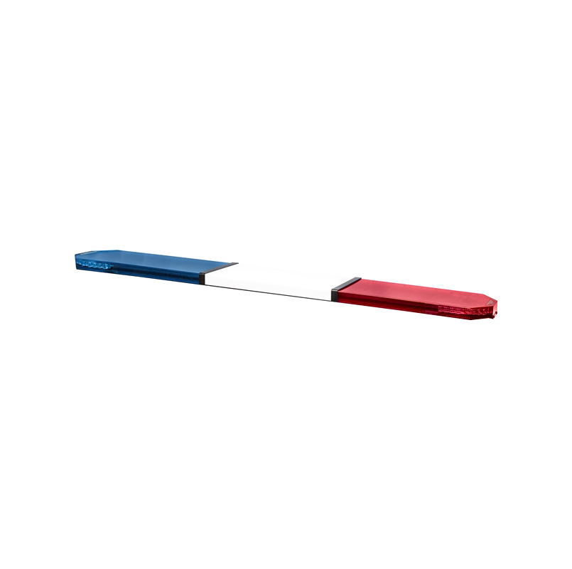LED lightbar Montana 160cm, Blue-red, ECE R65 - Lens: Colored, LED modules: 10ml