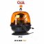 1-AKU LED maják, oranžový, dálkové ovládání, magnet, ECE R10, R65