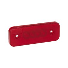Zadní obrysové světlo LED, červený obdélník, 12V, ECE