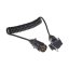 Prodlužovací kabel 2,3 m spirálový, 1x zástrčka, 1x zásuvka 7pin 12V