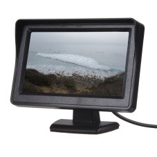 LCD monitor 4,3" na palubní desku, černý