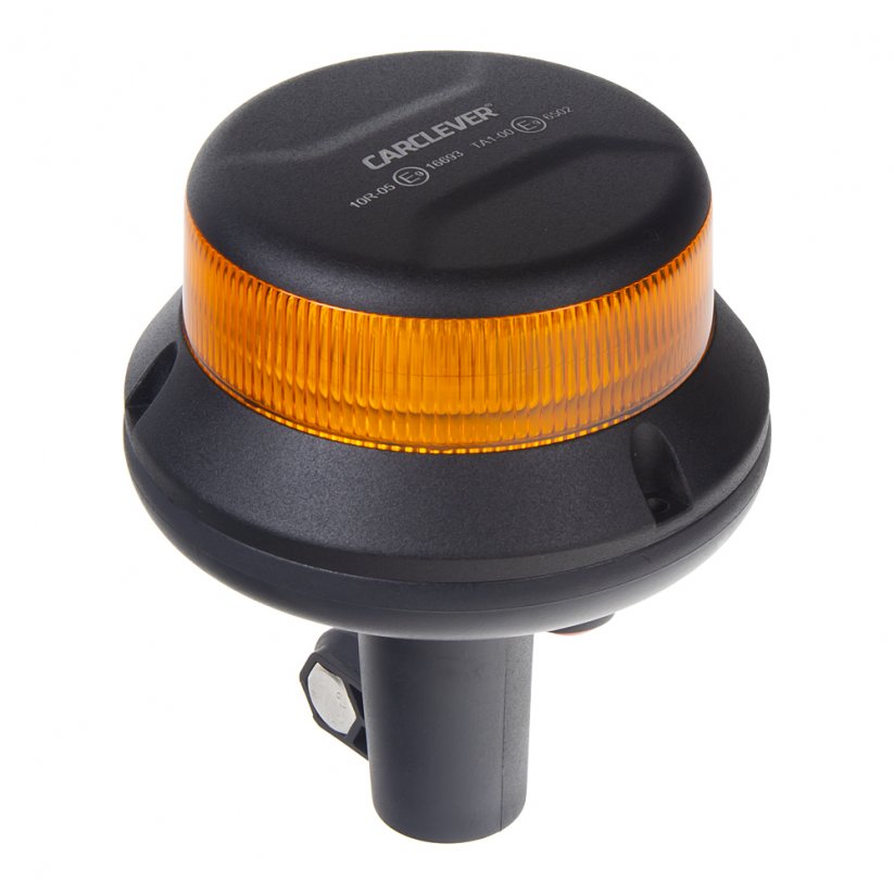 LED maják, oranžový, 10-30 V, ECE R65, na tyči
