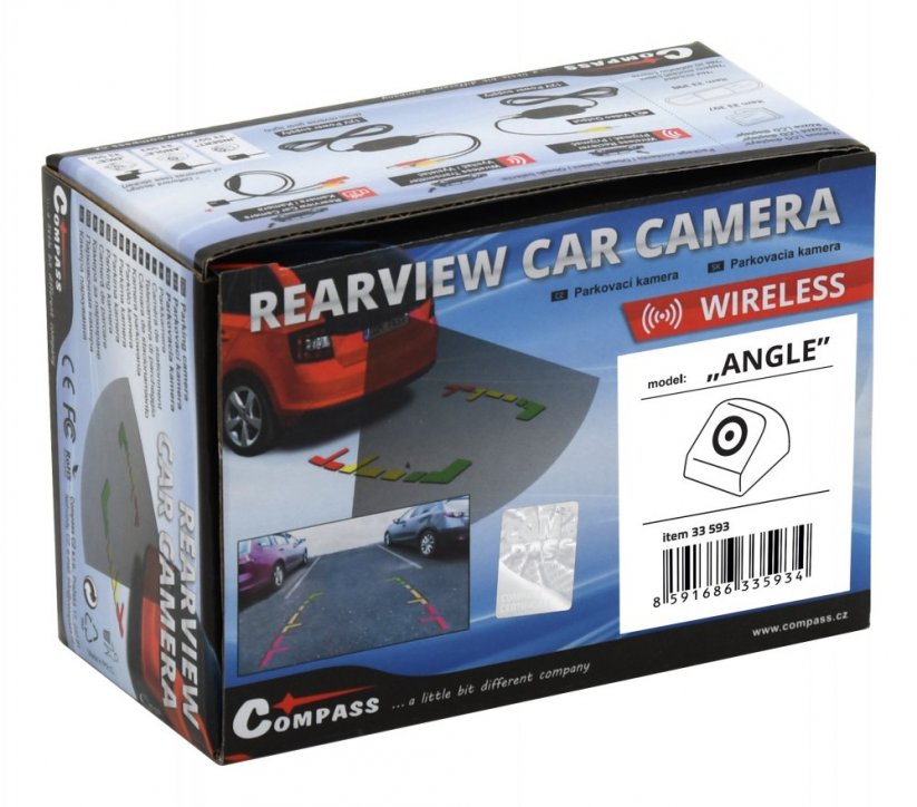 Parking camera ANGLE wireless inclined