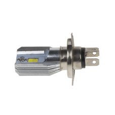 COB LED H4 bílá, 8-80V, motocyklová