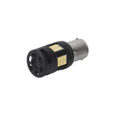 LED BA15S bílá, 12V, 30LED 3020SMD